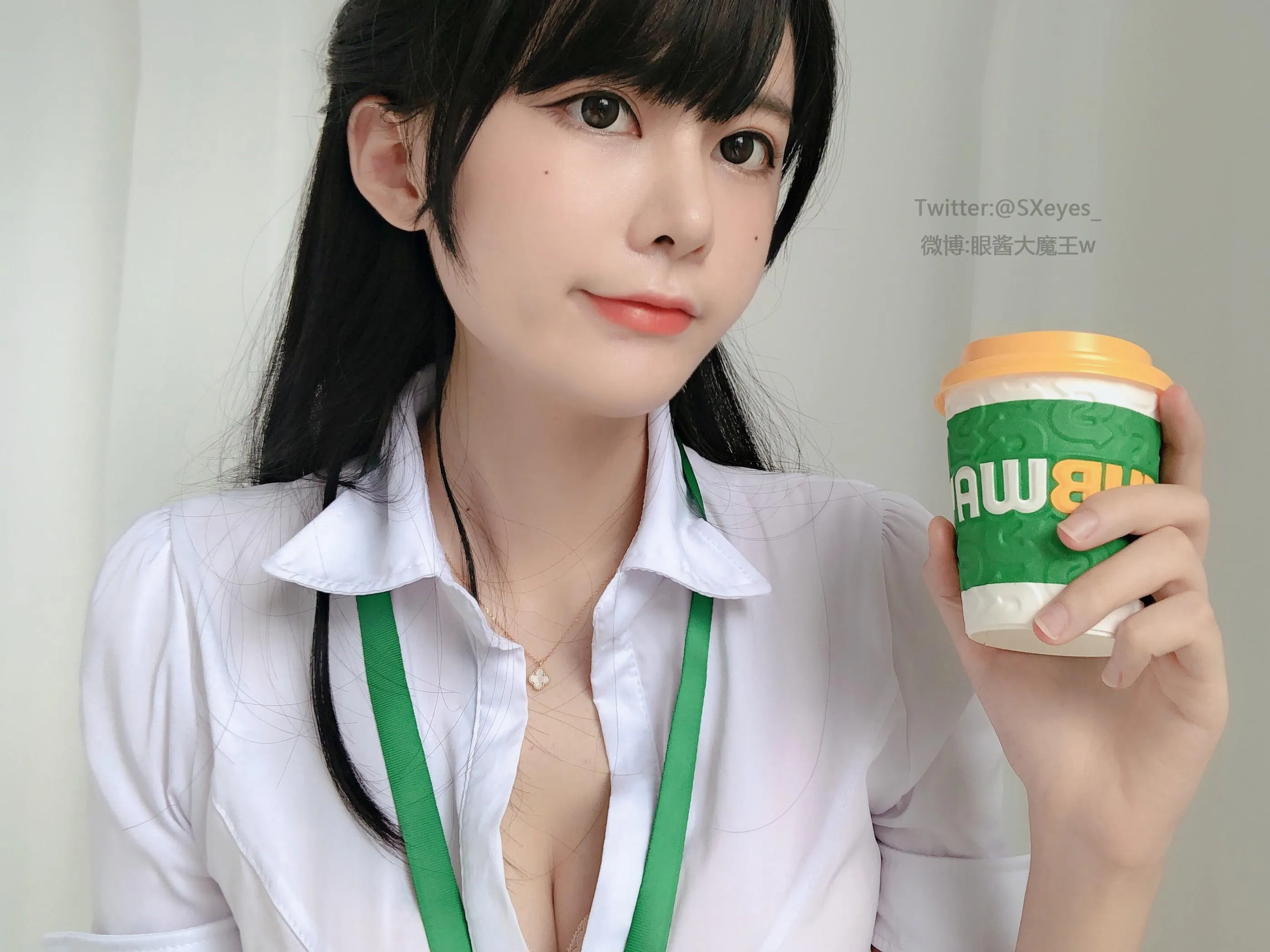 眼酱大魔王w – NO.046 增刊OL5-赠品：黑丝ol [11P]插图9